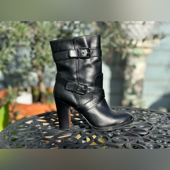 Pour La Victoire — Roslin Buckled-Wrap Leather Boots - Picture 3 of 9